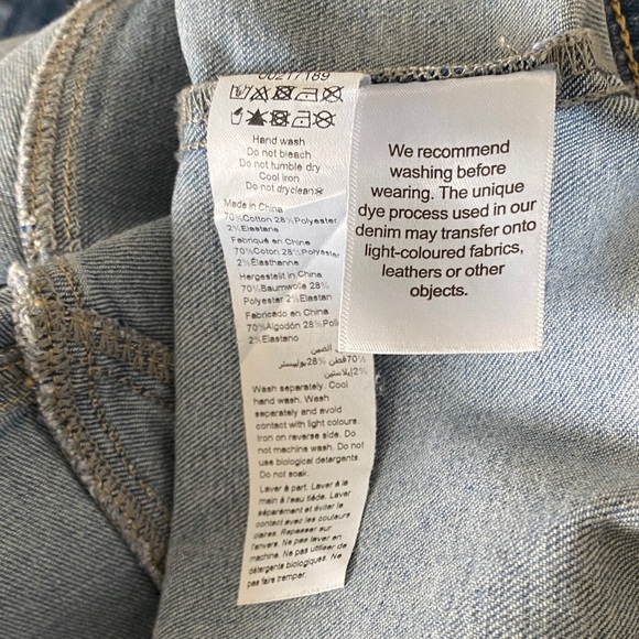 Avenue Light Blue Denim Jean Jacket - Picture 9 of 9